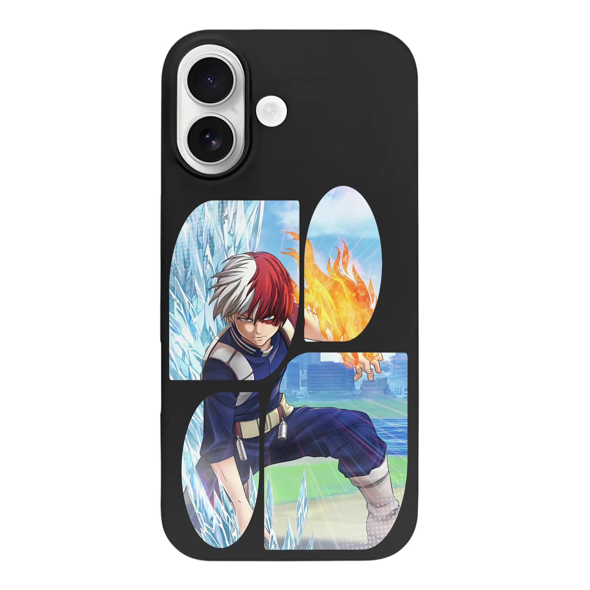 僕のヒーローアカデミア グッズ,轟焦凍 - iPhone 17 シリーズ シリコンケース 薄型 耐衝撃 指紋防止 ソフトタッチカバー 精密フィット 傷防止 保護ケース iPhone 17/17 Air/17 Pro/17 Pro Max 対応